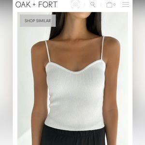 Oak + Fort knit top